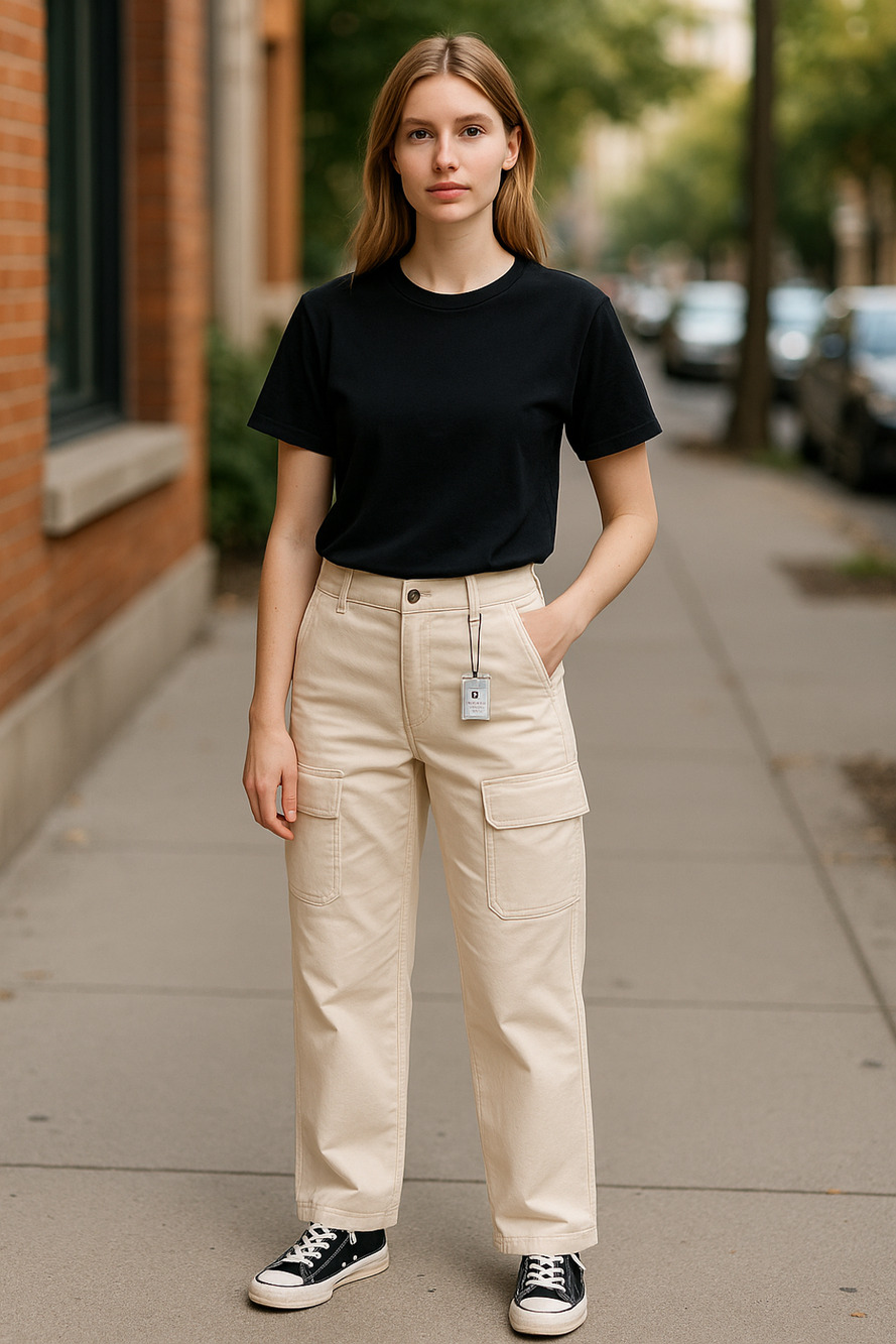 SANCTUARY Pants Size 24 NEW Janice Cargo Pant Cream Ecru Pockets